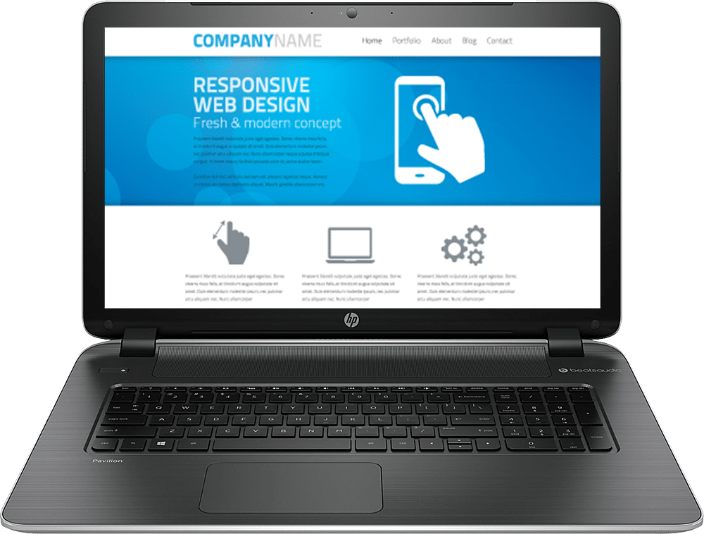 Realizzazione siti web responsive: Notebook