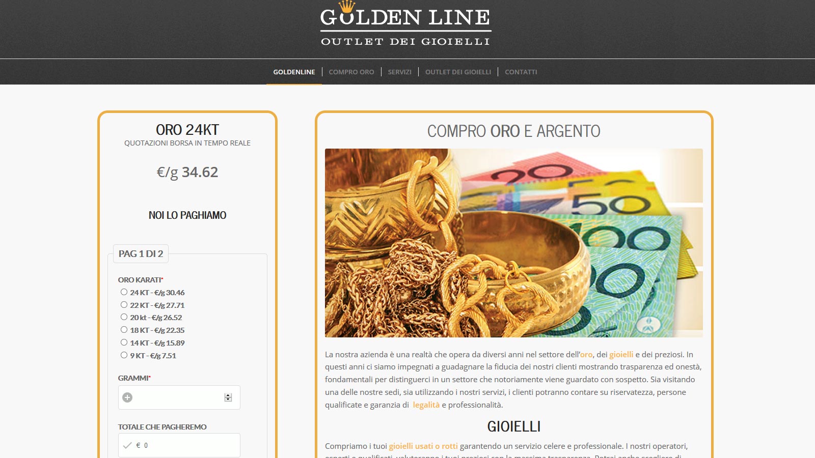 www.outletgoldenline.it